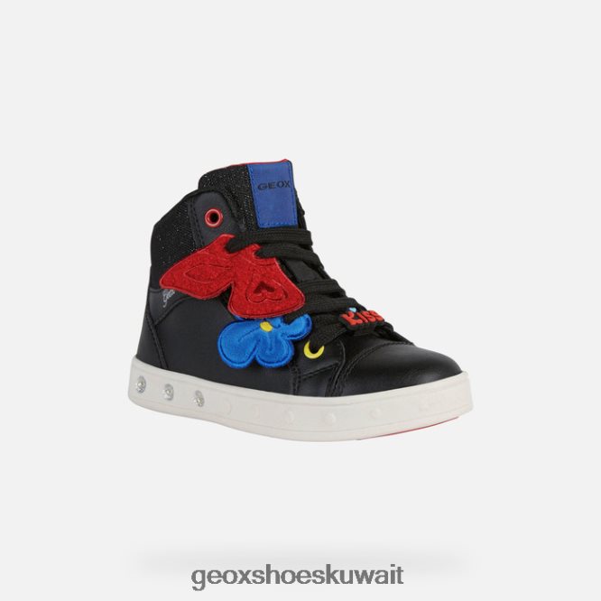 Geox BLL84T1935 Skylin Girl Black/Multicolor