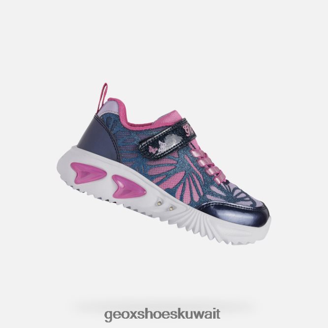 Geox BLL84T993 Assister Girl Navy/Fuchsia