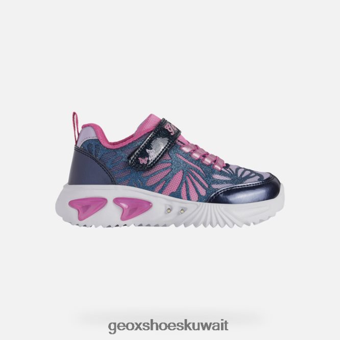 Geox BLL84T993 Assister Girl Navy/Fuchsia