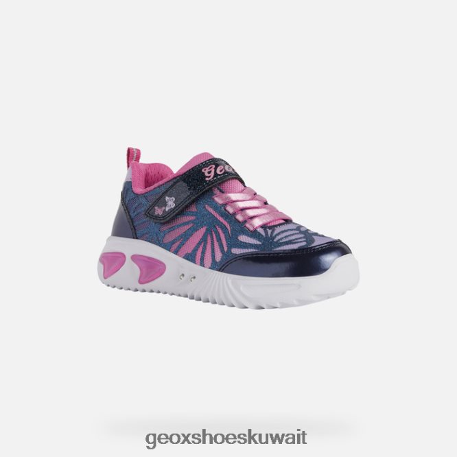 Geox BLL84T993 Assister Girl Navy/Fuchsia