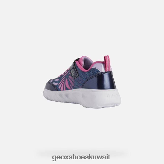 Geox BLL84T993 Assister Girl Navy/Fuchsia