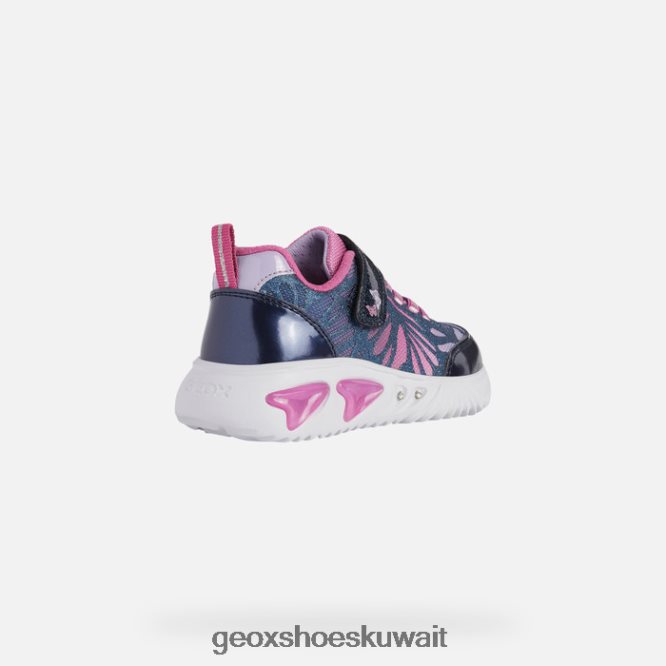 Geox BLL84T993 Assister Girl Navy/Fuchsia