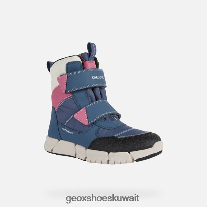 Geox BLL84T1042 Flexyper Abx Junior Avio/Fuchsia