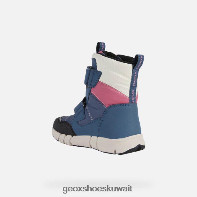 Geox BLL84T1042 Flexyper Abx Junior Avio/Fuchsia