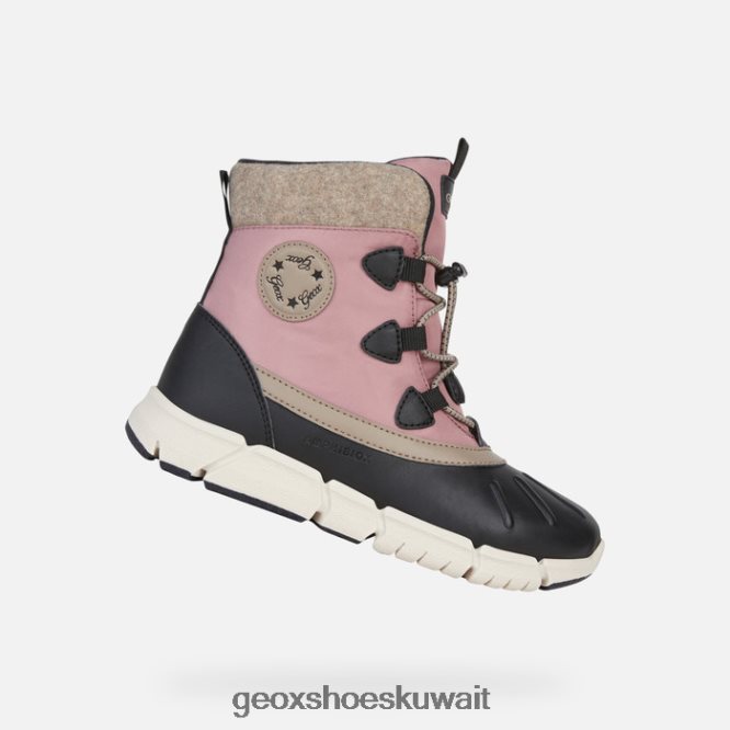 Geox BLL84T1082 Flexyper Abx Girl Black/Dk Pink