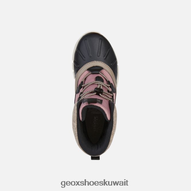 Geox BLL84T1082 Flexyper Abx Girl Black/Dk Pink