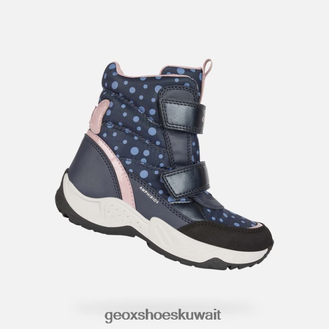 Geox BLL84T1110 Sentiero Abx Girl Navy/Pink