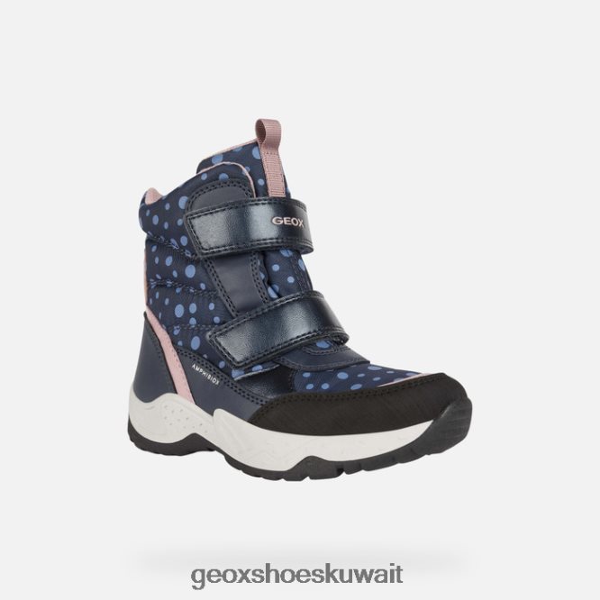 Geox BLL84T1110 Sentiero Abx Girl Navy/Pink