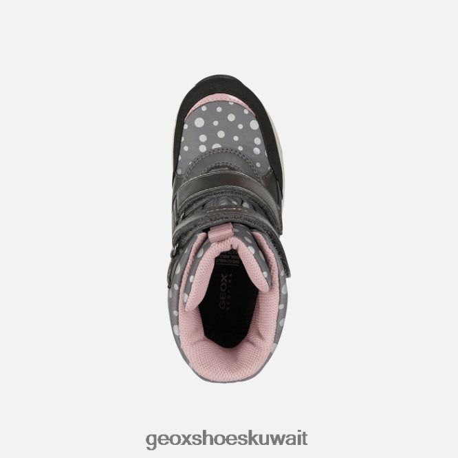 Geox BLL84T1111 Sentiero Abx Girl Dark Grey/Rose