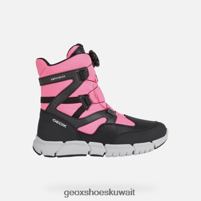 Geox BLL84T1179 Flexyper Abx Girl Black/Fluo Fuchsia