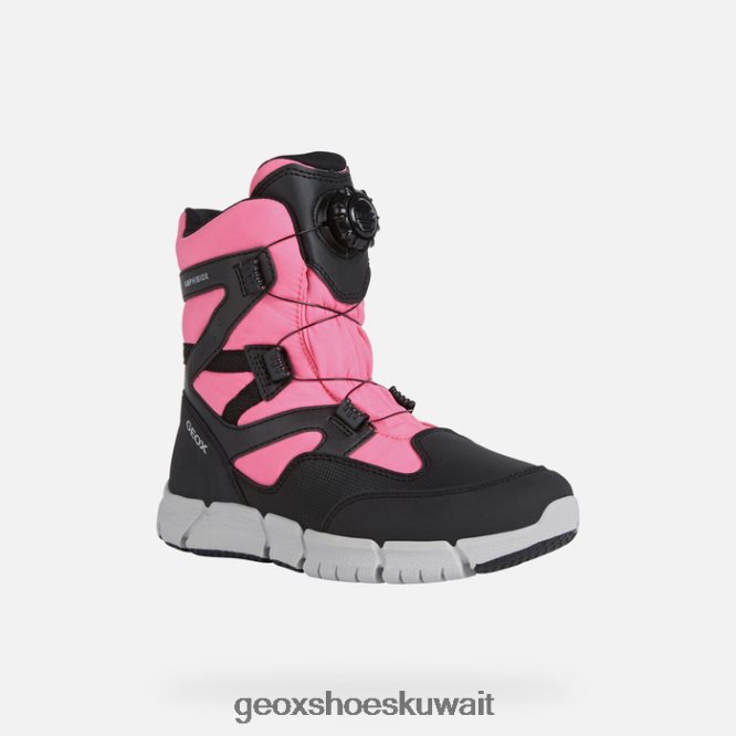 Geox BLL84T1179 Flexyper Abx Girl Black/Fluo Fuchsia
