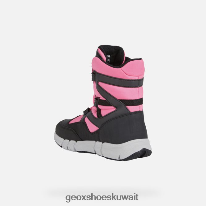 Geox BLL84T1179 Flexyper Abx Girl Black/Fluo Fuchsia