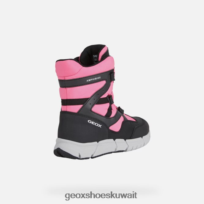 Geox BLL84T1179 Flexyper Abx Girl Black/Fluo Fuchsia
