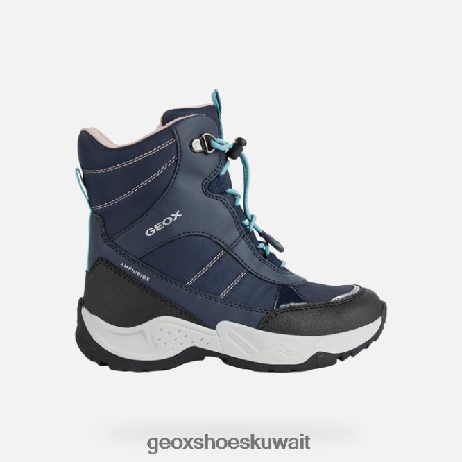 Geox BLL84T6 Sentiero Abx Girl Navy/Aqua