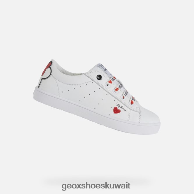 Geox BLL84T1233 Kathe Girl White/Red