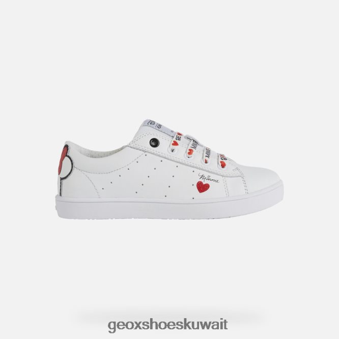 Geox BLL84T1233 Kathe Girl White/Red