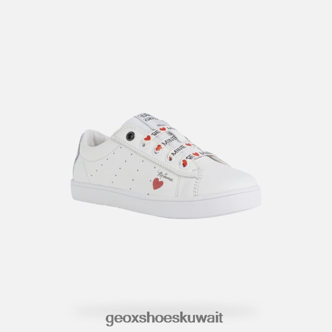Geox BLL84T1233 Kathe Girl White/Red