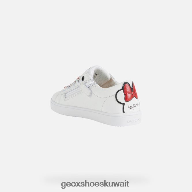 Geox BLL84T1233 Kathe Girl White/Red