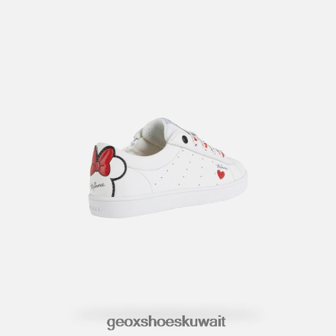 Geox BLL84T1233 Kathe Girl White/Red