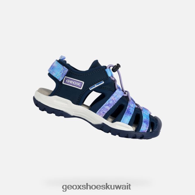 Geox BLL84T1011 Borealis Girl Navy/Violet