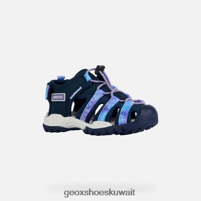 Geox BLL84T1011 Borealis Girl Navy/Violet