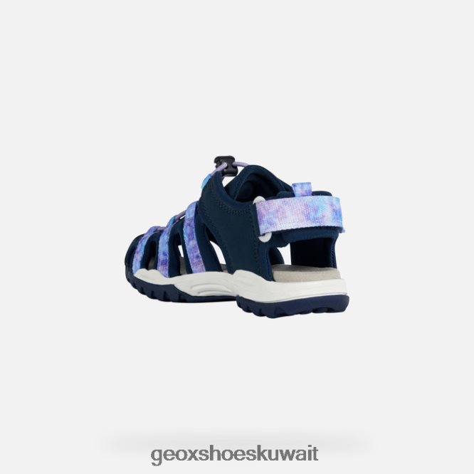 Geox BLL84T1011 Borealis Girl Navy/Violet