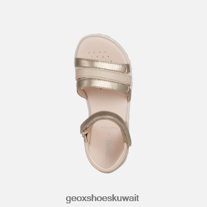 Geox BLL84T1025 Sandal Haiti Girl Platinum