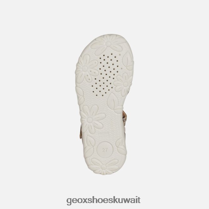 Geox BLL84T1025 Sandal Haiti Girl Platinum