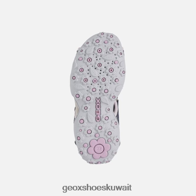 Geox BLL84T1039 Roxanne Girl Navy/Pink