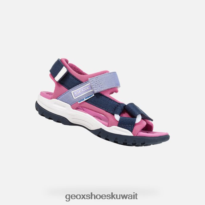 Geox BLL84T1043 Borealis Girl Navy/Fuchsia