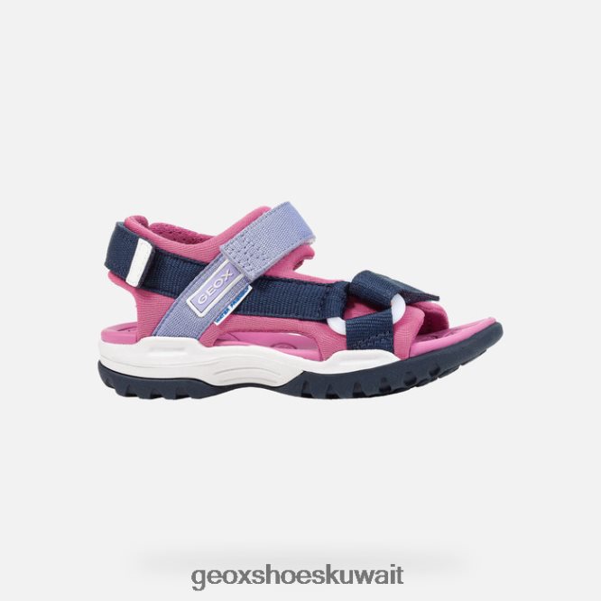 Geox BLL84T1043 Borealis Girl Navy/Fuchsia