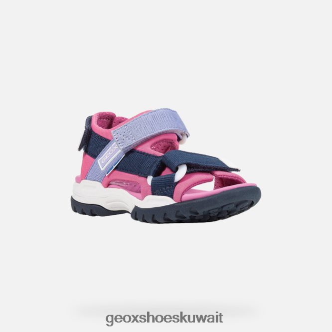 Geox BLL84T1043 Borealis Girl Navy/Fuchsia