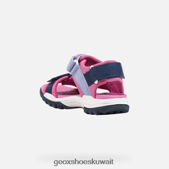 Geox BLL84T1043 Borealis Girl Navy/Fuchsia