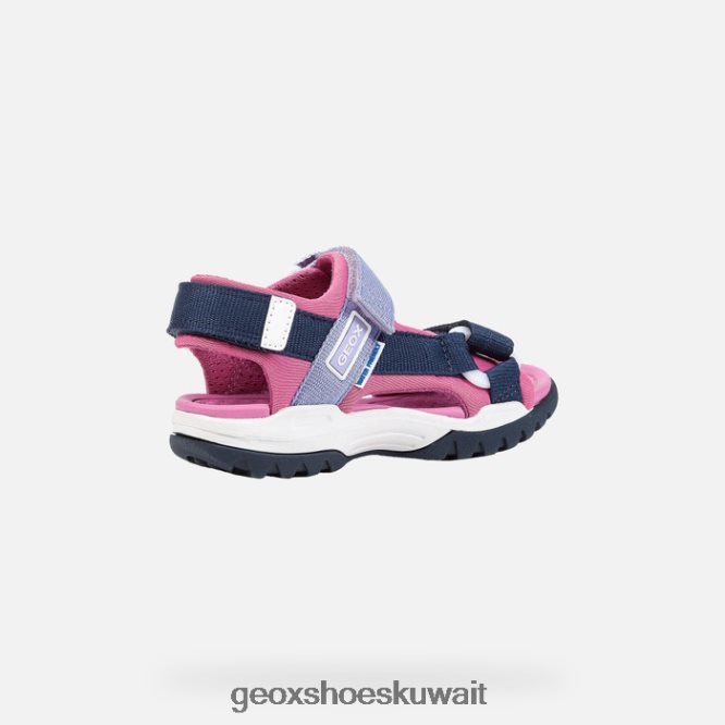 Geox BLL84T1043 Borealis Girl Navy/Fuchsia