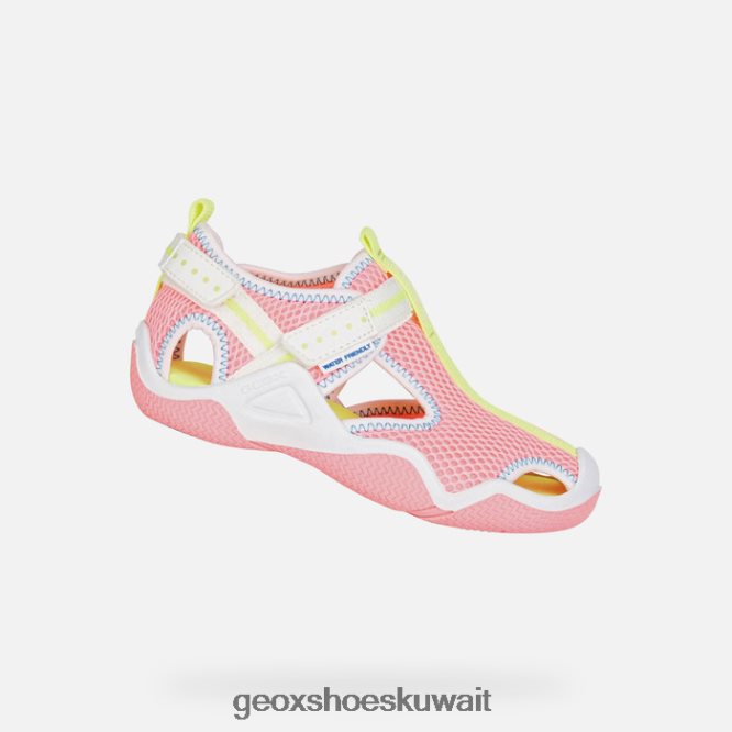Geox BLL84T1047 Wader Junior Fluo Fuchsia/White