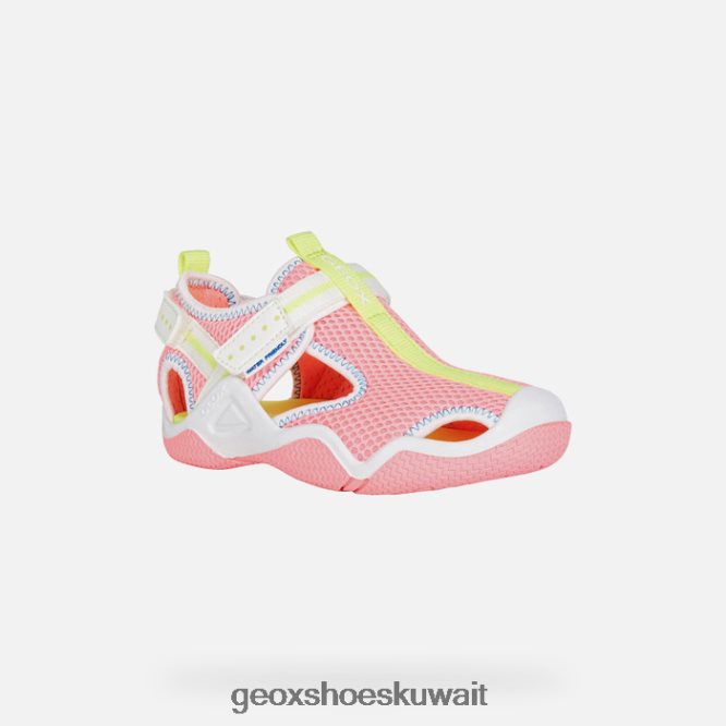 Geox BLL84T1047 Wader Junior Fluo Fuchsia/White