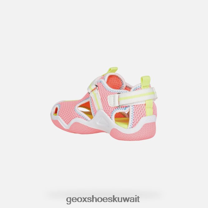 Geox BLL84T1047 Wader Junior Fluo Fuchsia/White