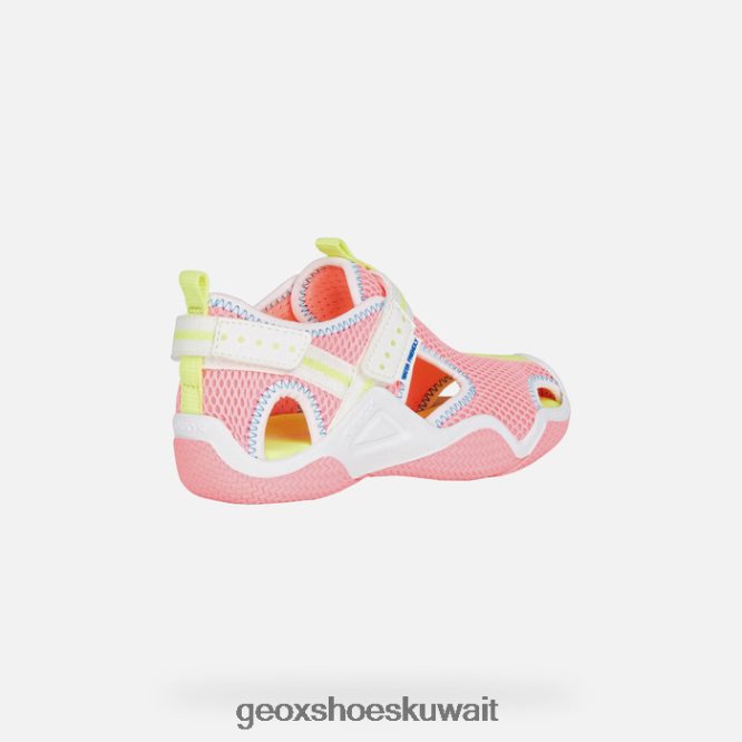 Geox BLL84T1047 Wader Junior Fluo Fuchsia/White