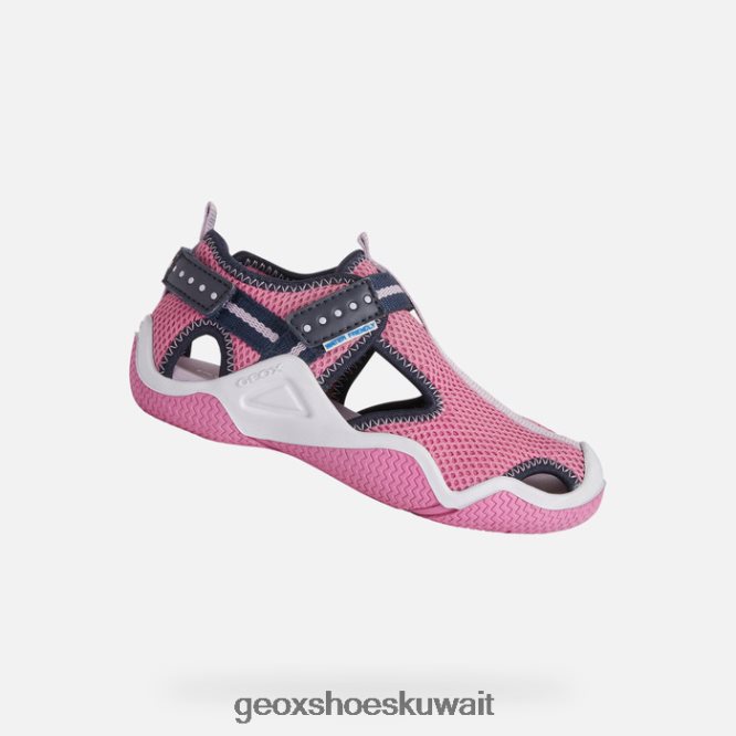 Geox BLL84T1050 Wader Junior Fuchsia/Navy