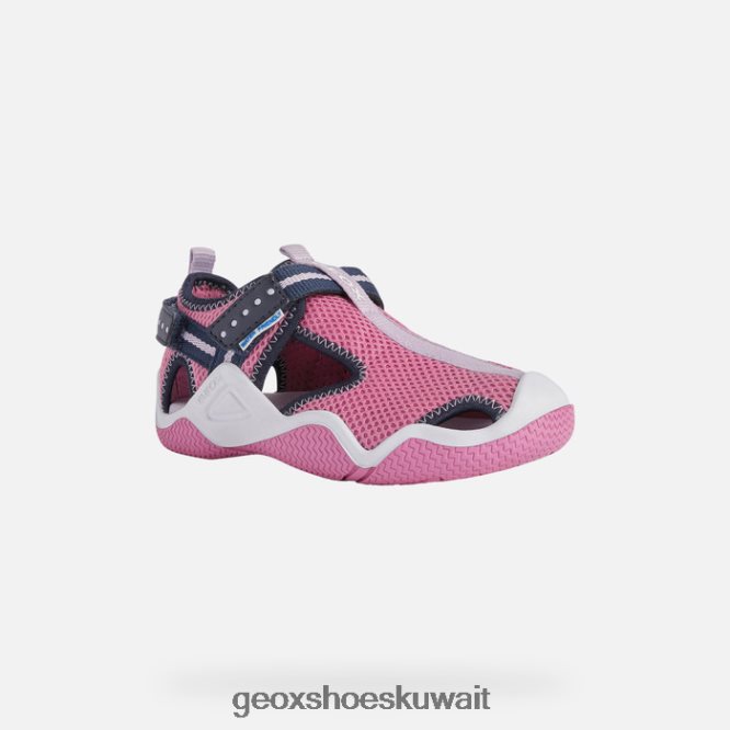 Geox BLL84T1050 Wader Junior Fuchsia/Navy