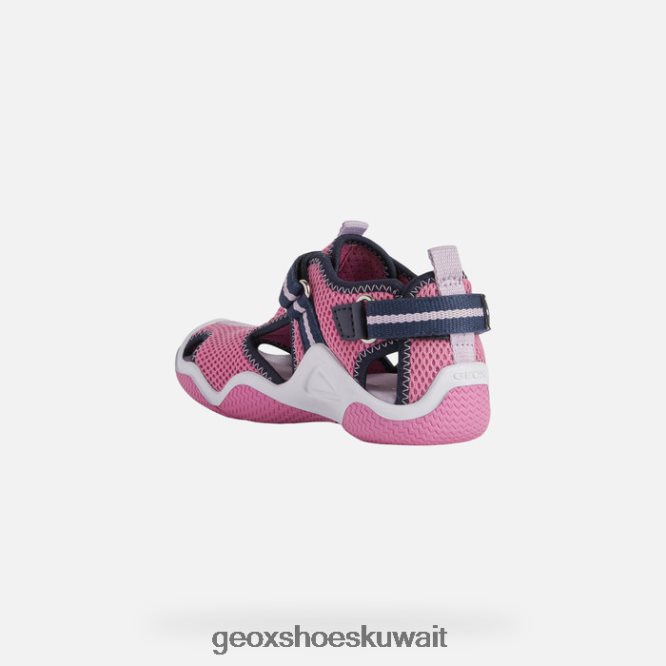 Geox BLL84T1050 Wader Junior Fuchsia/Navy