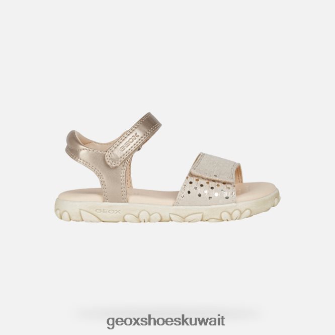 Geox BLL84T1055 Sandal Haiti Girl Beige