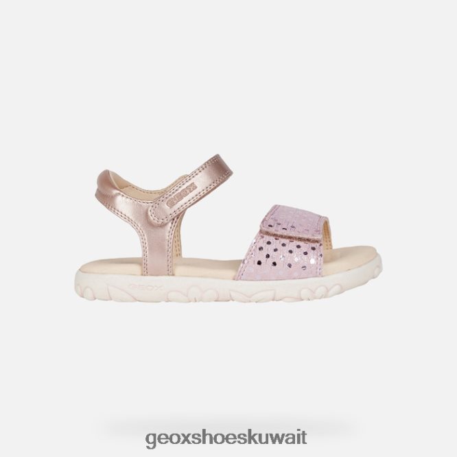 Geox BLL84T1059 Sandal Haiti Girl Antique Rose