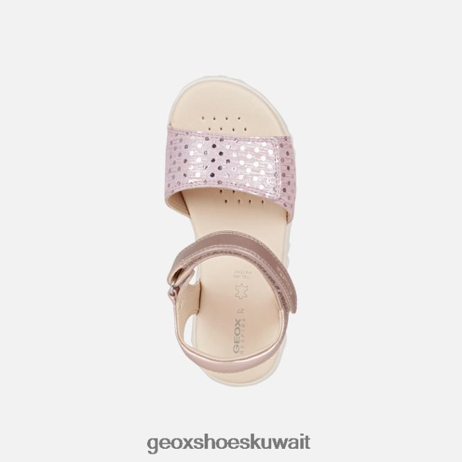 Geox BLL84T1059 Sandal Haiti Girl Antique Rose