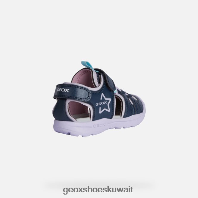 Geox BLL84T1069 Vaniett Girl Navy/Orchid