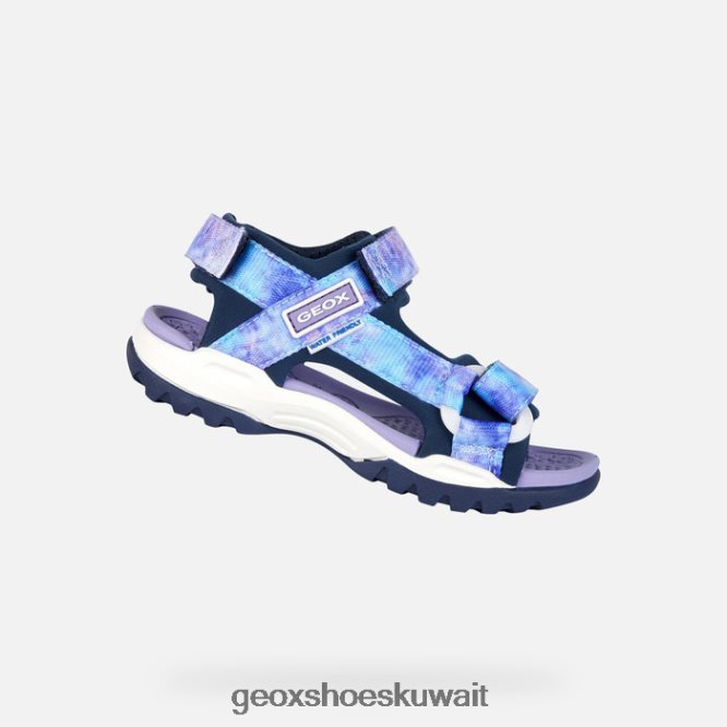 Geox BLL84T1078 Borealis Girl Navy/Violet