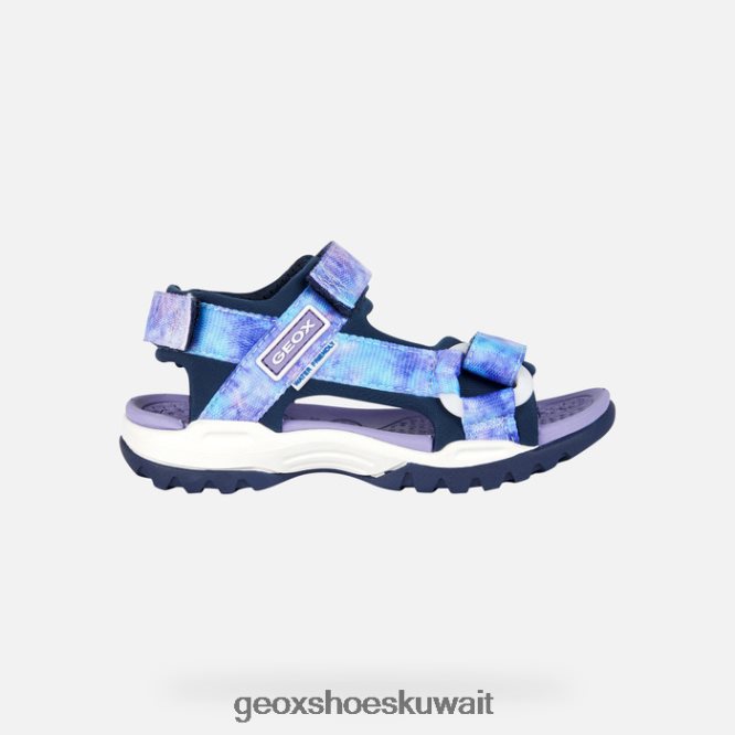 Geox BLL84T1078 Borealis Girl Navy/Violet