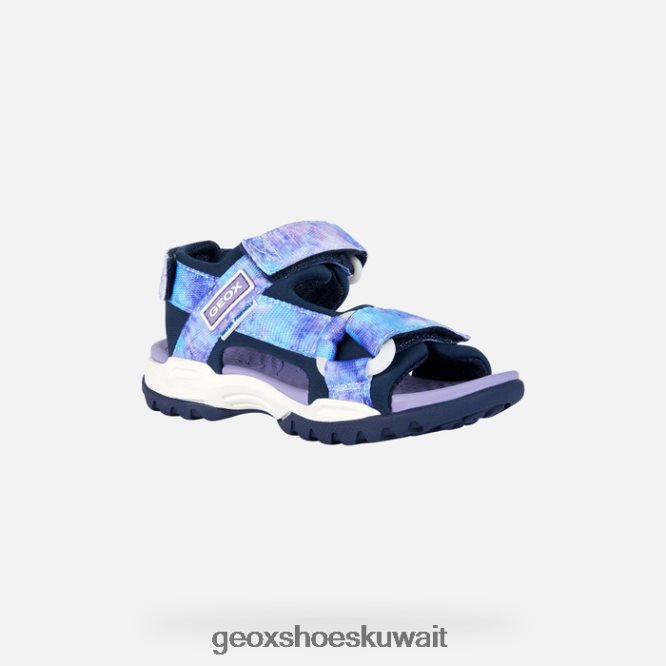 Geox BLL84T1078 Borealis Girl Navy/Violet