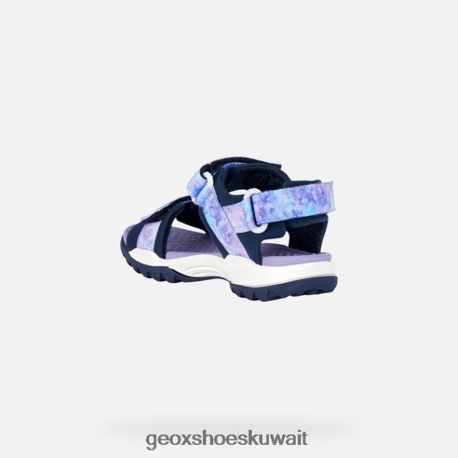 Geox BLL84T1078 Borealis Girl Navy/Violet