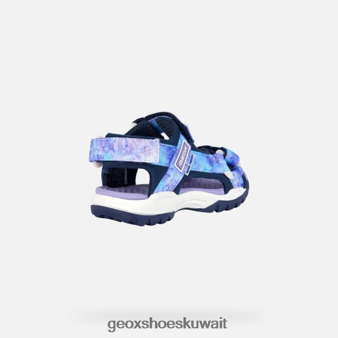 Geox BLL84T1078 Borealis Girl Navy/Violet